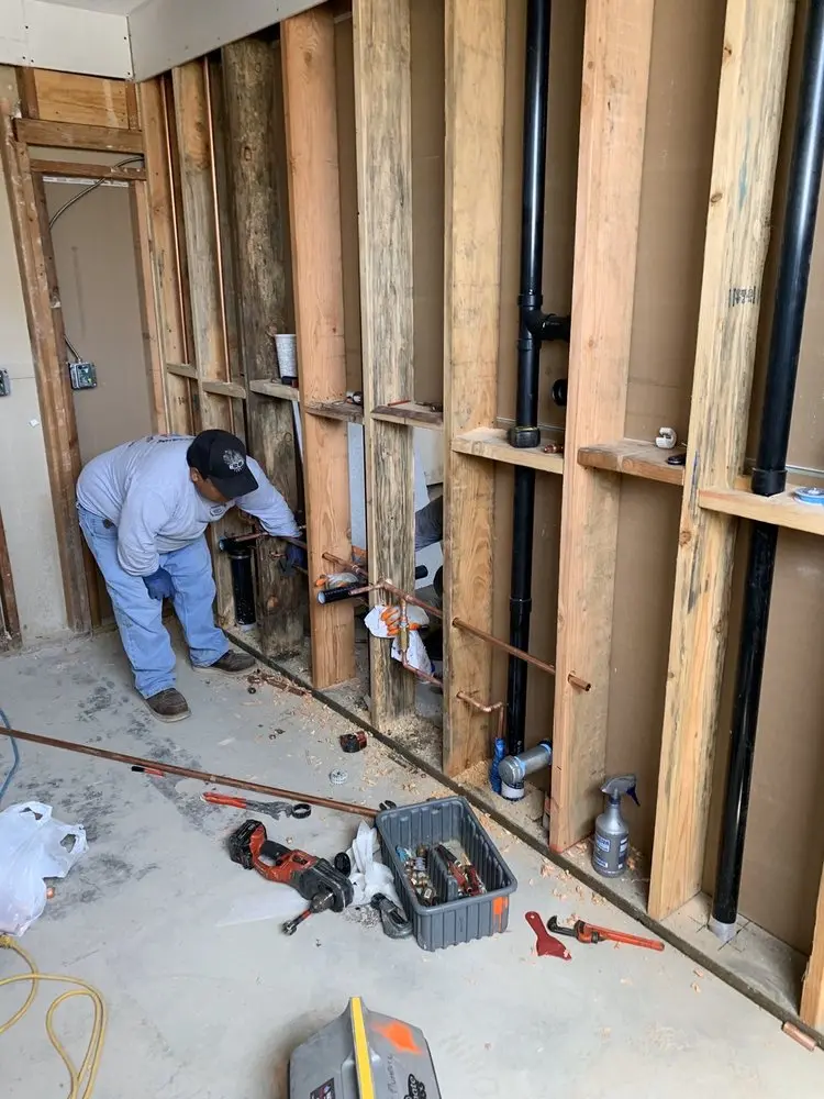 Commercial rough-in plumbing for Gas Line Repair in Willowdale